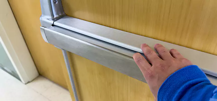 Installing a Push Bar on a Door St. Louis Park
